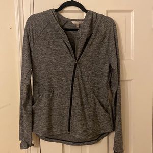 Athleta grey zip up hoodie